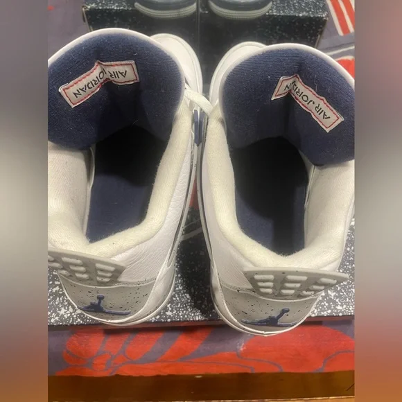 midnight navy jordan 4’s - Picture 6 of 7